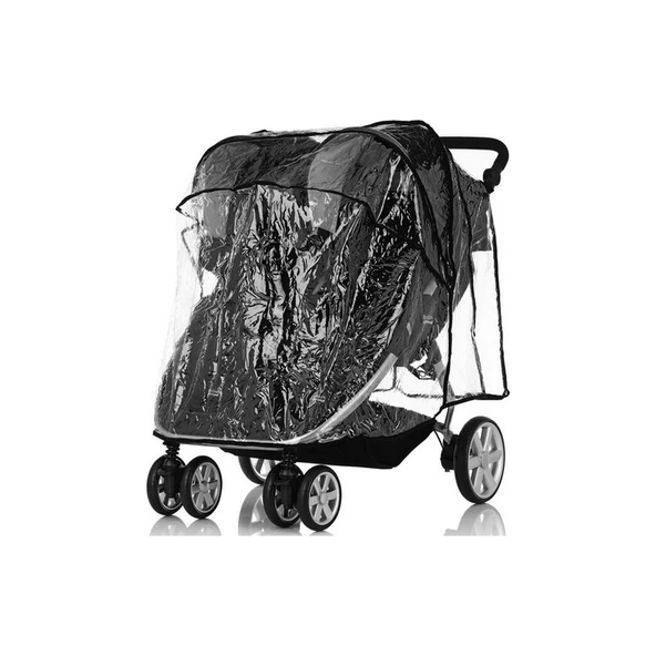 Britax-Römer Britax B-Agile Double Bebek Arabası - Yağmurluk