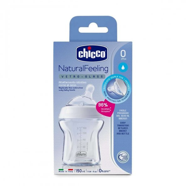 Chicco Chicco Natural Feeling Cam Biberon 150 ML 0 Ay+