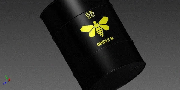 Kötü Kırma Metilamin Namlusu Plastik Aparat