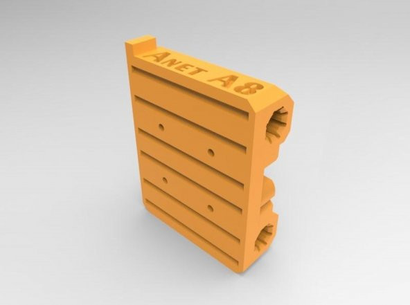 Anet A8 Butter Kaydırıcı Tech2C Mount Ve Endstop İçin 8Mm Rulmanlar İle E3Dv6 İçin X Taşıma Plastik Aparat