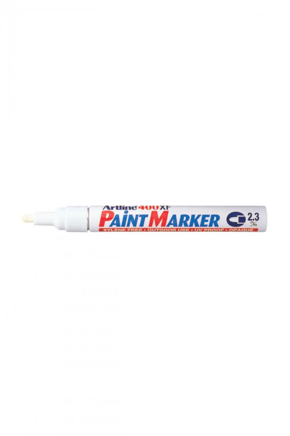 Artlıne Ex-400Xf Beyaz Yuvarlak Marker Kalem 2.3Mm