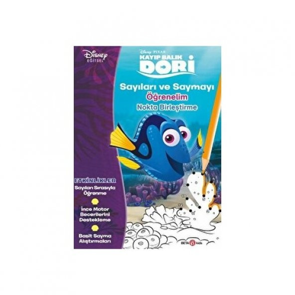 Disney Kayıp Balık Dori Sayıları Ve Saymayı Öğrenelim Nokta Birleştirme