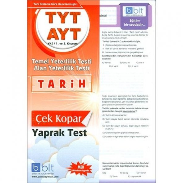 BULUT TYT-AYT TARİH Y.T.