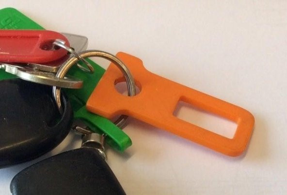 Araba Araç Oto Sahte Emniyet Kemeri Tokası Anahtarlık Toka Klips