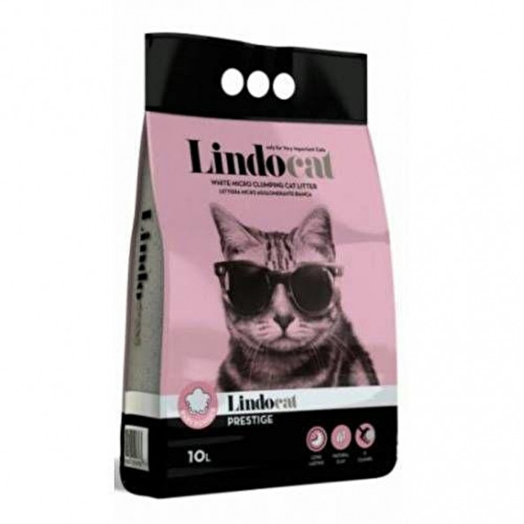 Lindo Cat Prestige Baby Powder Pembe İnce Taneli Kedi Kumu 10 Lt