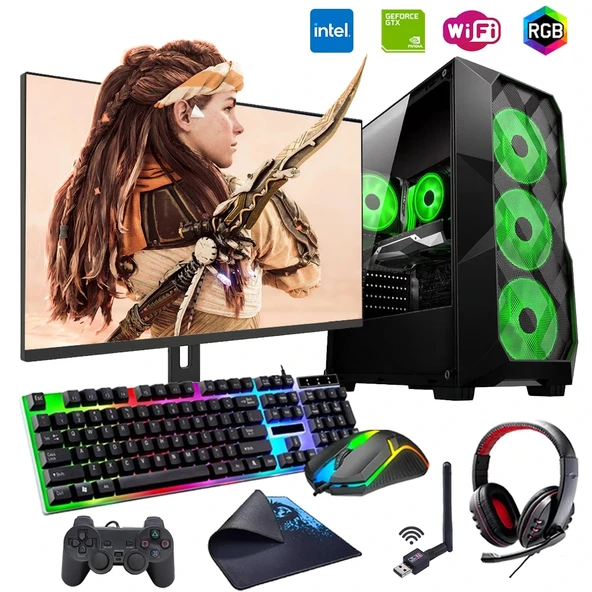 ROGAME RKT660250 İ7 12700F 16GB 480SSD 4GB GTX1650 24" Monitörlü (Gaming SET) ürün görseli