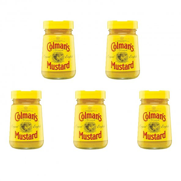 Colmans English Mustard Hardal 100 Gr 5 Adet