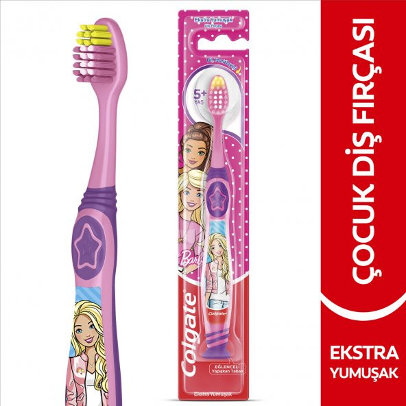 Colgate 5+ Yaş Ekstra Yumuşak Çocuk Diş Fırçası Barbie
