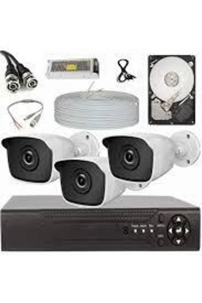 Dahua 3 Kameralı 2 Mp Ahd Güvenlik Kamera Sistemi 55874999 ürün görseli