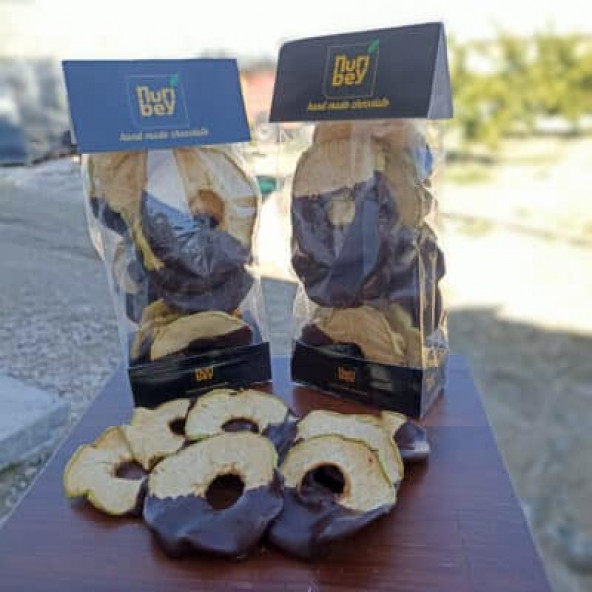 Belçika Çikolatalı Kurutulmuş Elma (100g)