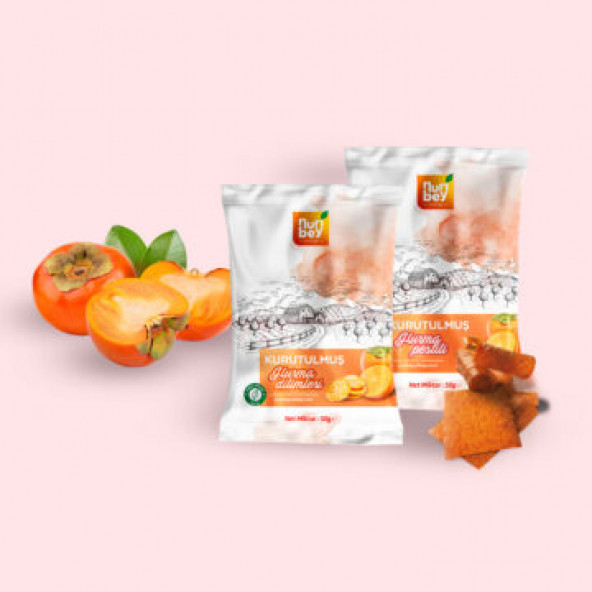 Kurutulmuş Hurma Dilimleri ve Hurma Pestili 2li Paket (Her Paket 50g'dır)