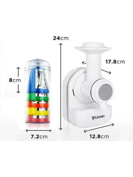 Yasomi Bl025 3 Ü 1 Arada Elektrikli Rende Meyve Sıkacağı Ve Dondurma Makinesi - 7