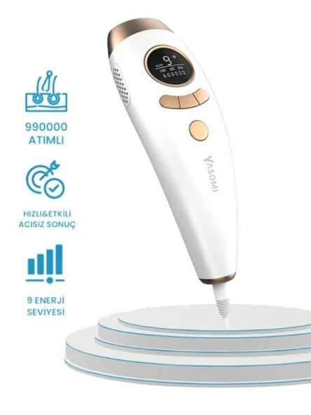 Yasomi Ai18 Ipl Lazer Epilasyon Cilt Gençleştirme Ve Akne Giderme Cihazı 990000 Atım