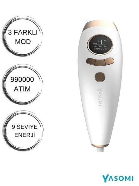 Yasomi Ai18 Ipl Lazer Epilasyon Cilt Gençleştirme Ve Akne Giderme Cihazı 990000 Atım - 3