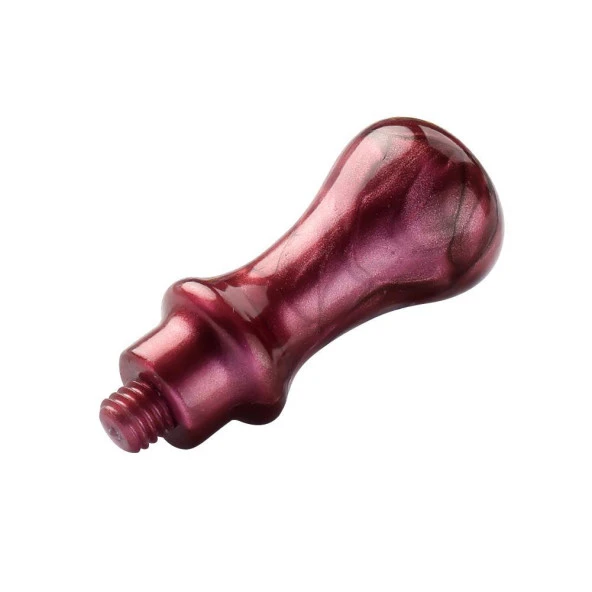 Mum Mühürü Sapı ABS Reçine El Yapımı Sedefli Bordo M8 Dişli ürün görseli