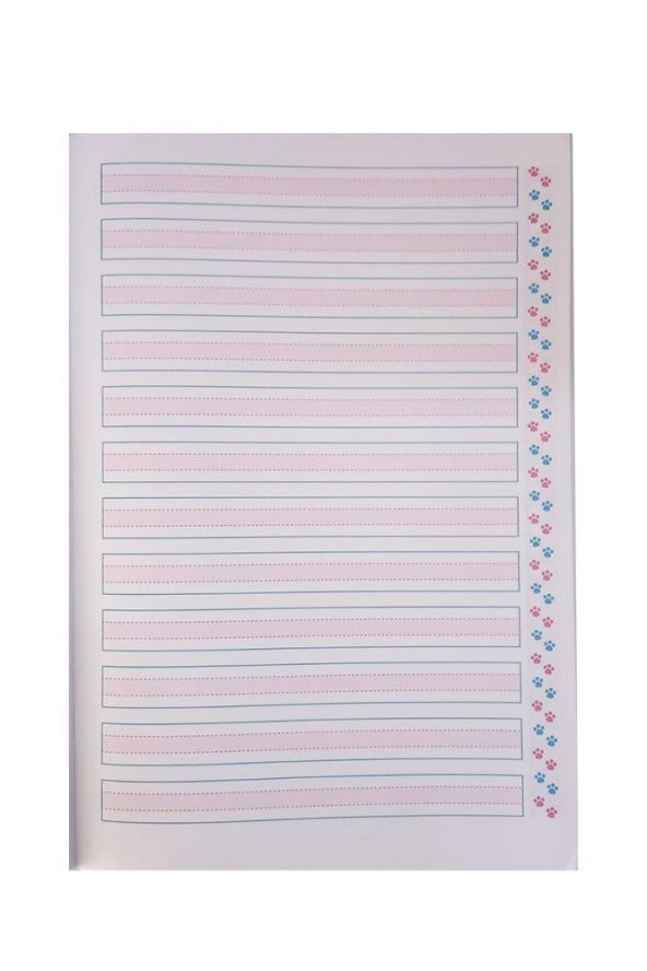 Güzel Yazı Defteri Orta Boy 16,5x24 cm 24 Yaprak 1 Adet Standart Çizgili Yazı Defteri Dik Temel Harflerle 1. Sınıf - 3