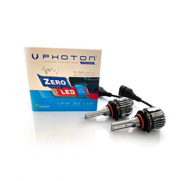 Photon Zero 12v 24v HB3 9005 Buz Mavisi +3 Plus Fansız Led