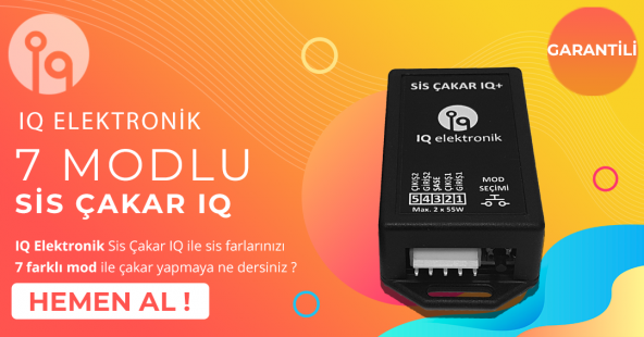 Iq Sis Cakar 7 Modlu Ac Kapat Ac Özellikli