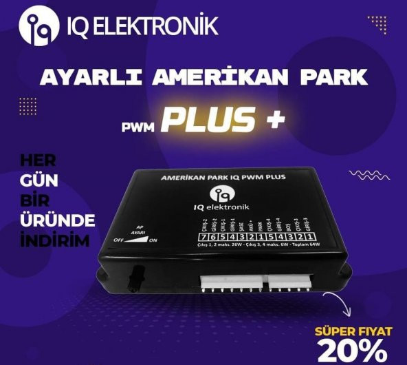 Amerikan Park Iq Pwm Plus 4 Çıkış Camurluk Ve Ayna Dahil 1.Sınıf