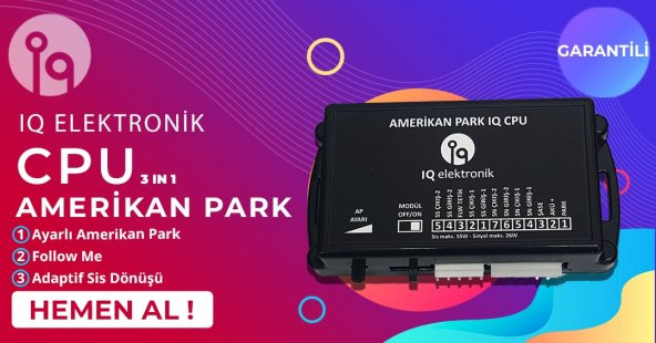 Cpu Ayarlı Amerikan Park Follow Me Adaptif Sis