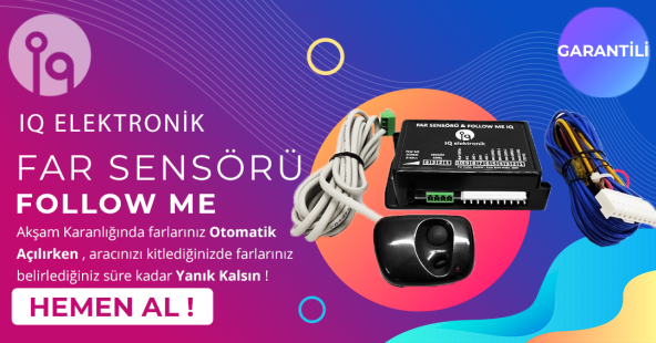 Far Sensoru Follow Me 2In1 Akıllı Far Sensörü Modülü Iq