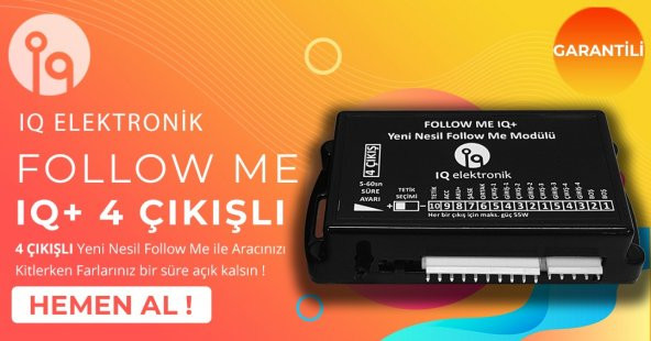 Followme Home 4 Çıkış Far Ve Sis Karsilama Ugurlama Modülü Iq