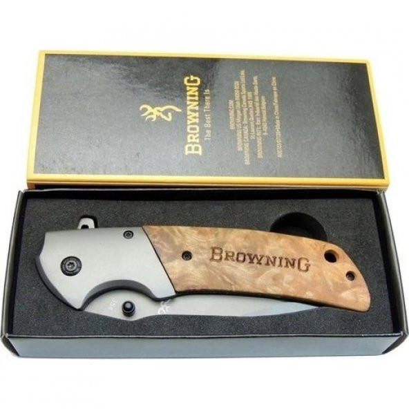 Tekinhediyelik Browning Swat 354 Ahşap Çakı - 2
