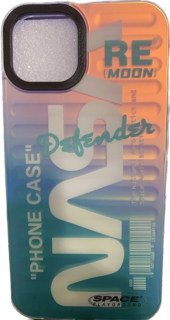 İphone 14 Pro Max - Hologramlı - Çok Renkli - Summer Cover - Tırtıklı - 2