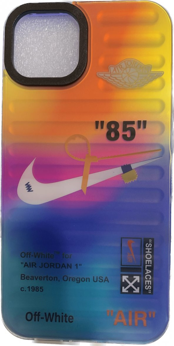 İphone 14 Pro Max - Hologramlı - Çok Renkli - Summer Cover - Tırtıklı - 3