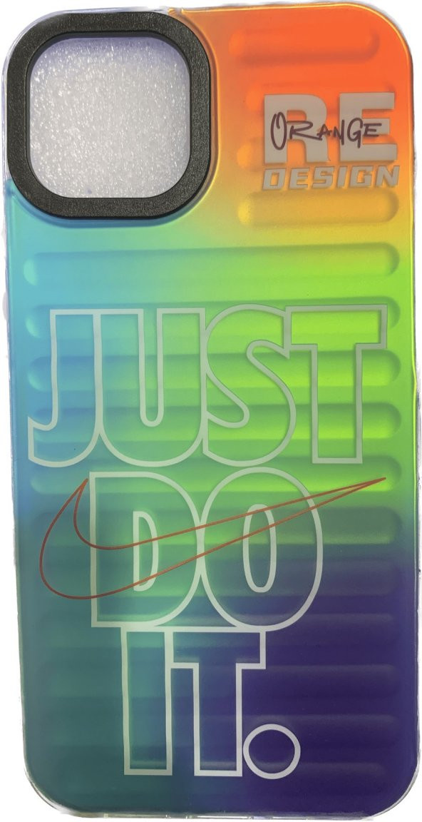 İphone 14 Pro Max - Hologramlı - Çok Renkli - Summer Cover - Tırtıklı - 5