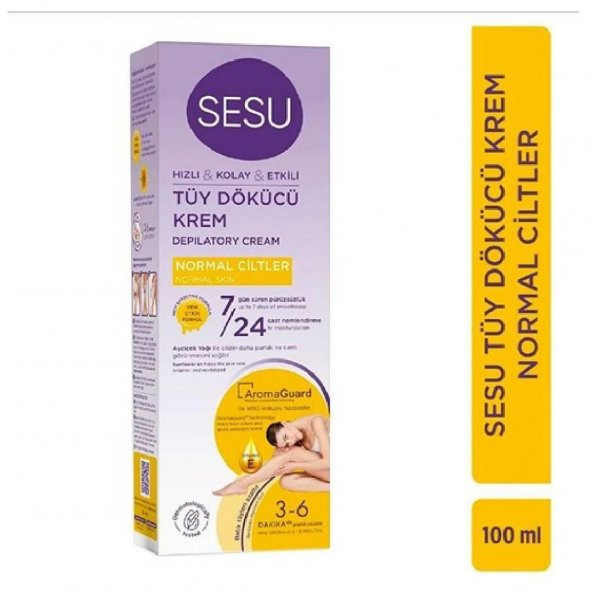 Sesu Tüy Dökücü Krem Normal Ciltler 100 Ml