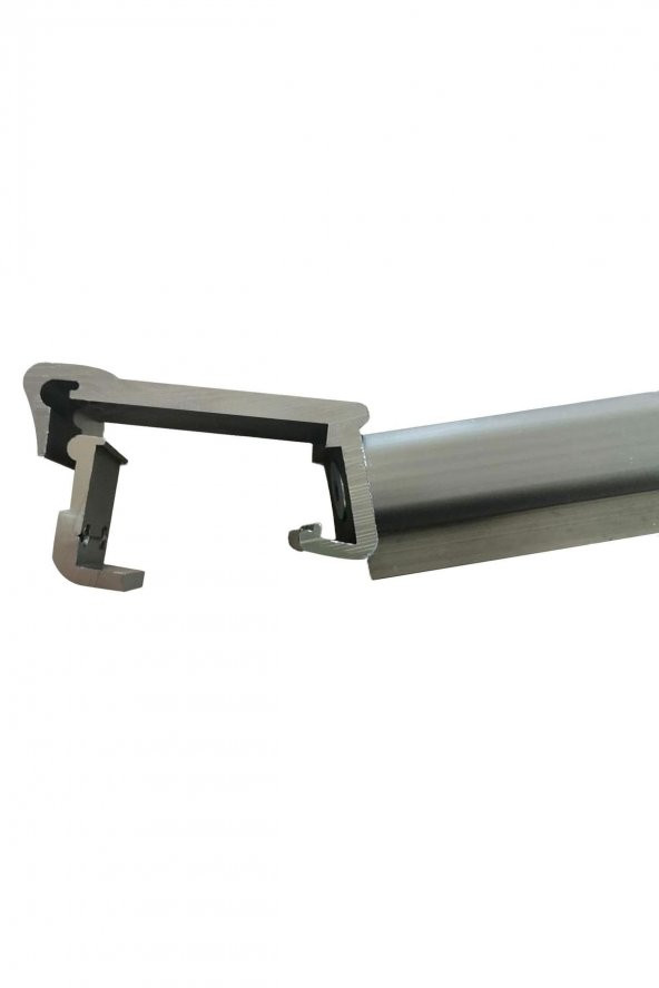 Balkon Çamaşır Kurutma Askısı Alüminyum Küpeşte Askılığı Kurutmalık Bronz Kare 80x30 Mm - 3