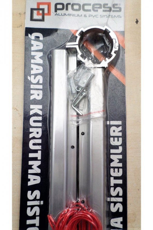 Alüminyum Köşeli Boru Balkon Çamaşırlık Seti - 2