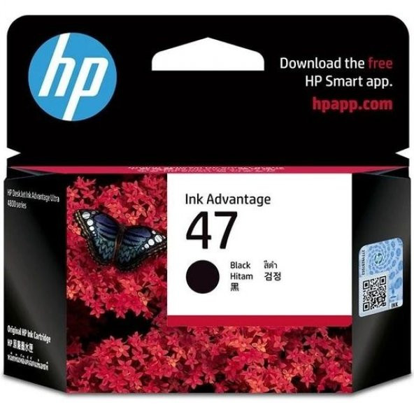 HP 6ZD21AE (47) SIYAH MUREKKEP KARTUSU 1.300 S