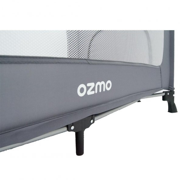 Ozmo Aura Oyun Parkı 70x120 Cm + Pamuk Yatak Gri - 6