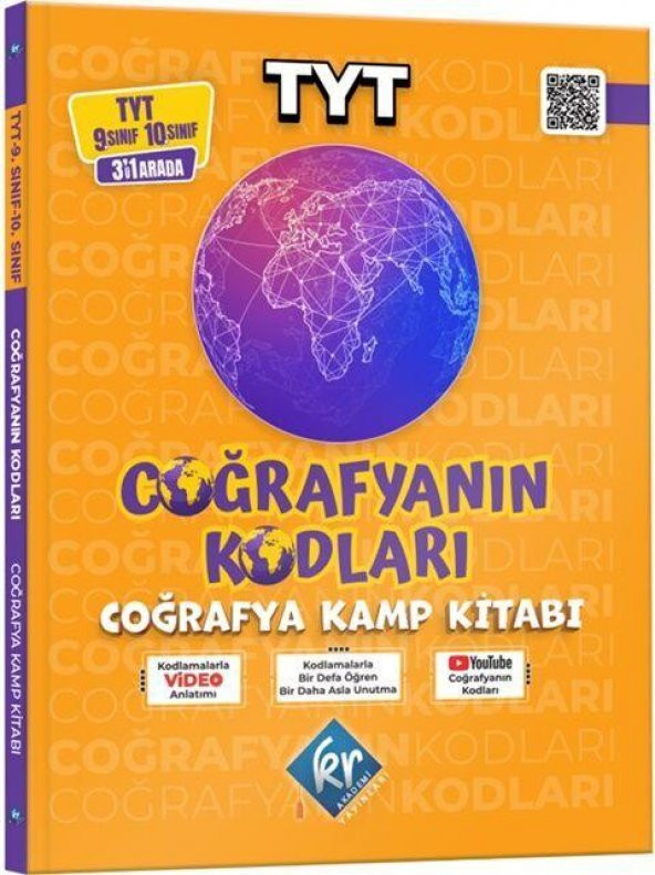 TYT Coğrafya 9. Sınıf 10. Sınıf Kamp Kitabı KR Akademi