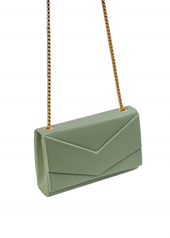 ŞANLI Online Kadın Zincir Askılı Çanta Mint - 3