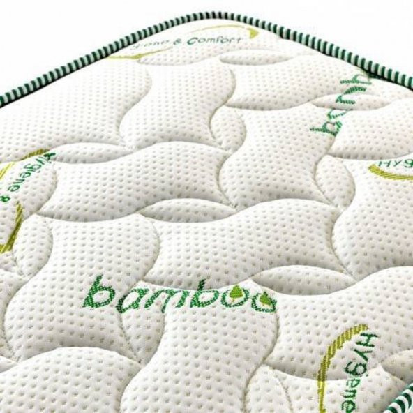 Heyner Yeni Nesil Bamboo Kumaş Ortopedik Yaylı Yatak Lüx Soft Ortopedik Yaylı Yatak 80x200 Cm Yaylı Yatak HBY8020012 - 3