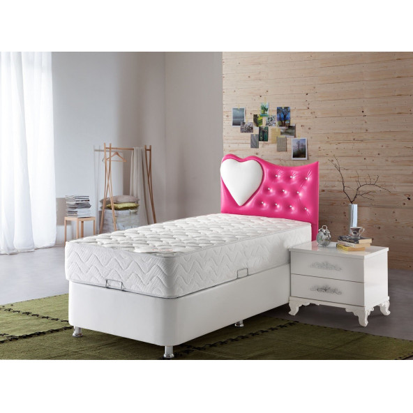 Opalin Cotton Kumaş Ortopedik Yaylı Yatak Lüx Ortopedik Yaylı Yatak 90X190 Cm Yaylı Yatak Oc901901
