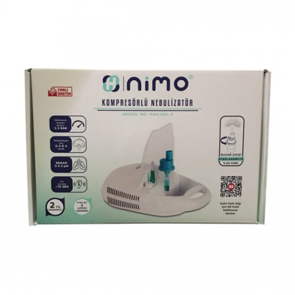 Nimo HNK-NBL-S Kompresörlü Nebulizator Cihazı