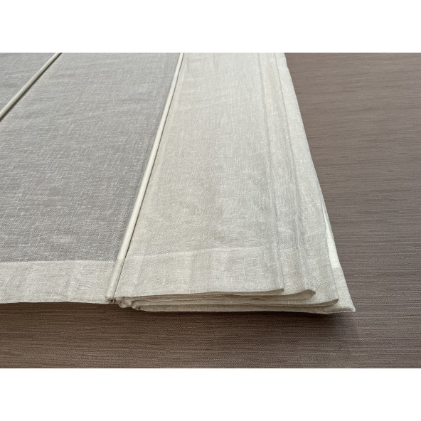 NATURAL KATLAMALI PERDE - 2