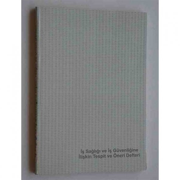Dilman İş Sağlığı Ve Güv.Tespit Öneri Def.Karton K