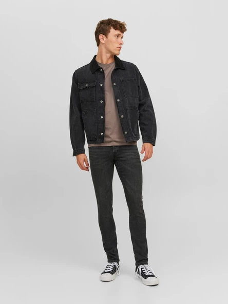 JACK JONES Glenn Model Erkek Dar Kesim Kot Pantolon 12237350 - 3