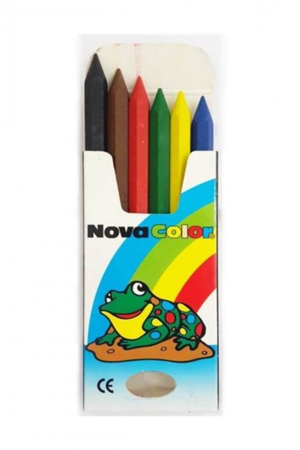Nova Color Crayon Mum Boya 6 Li