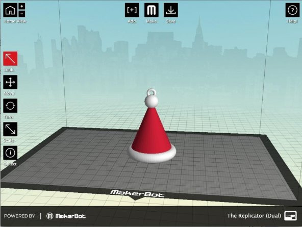 Santa Şapka Süsleme Plastik Aparat - 5