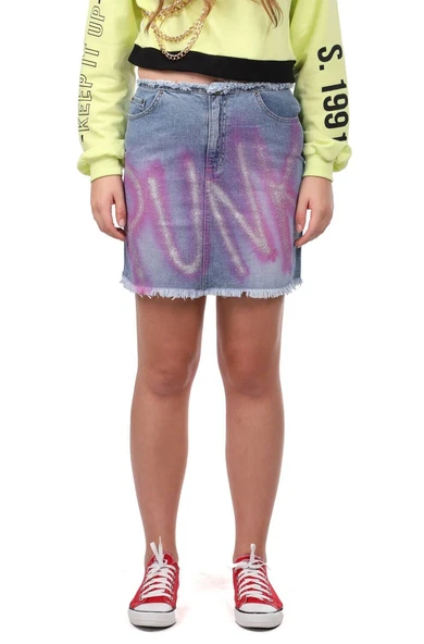 Markapia Pink Punk Mini Jean Etek - 2