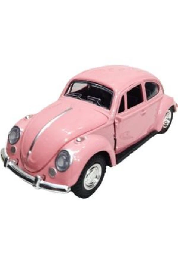 Nostaljik Metal Çek Bırak Araba Pembe ürün görseli