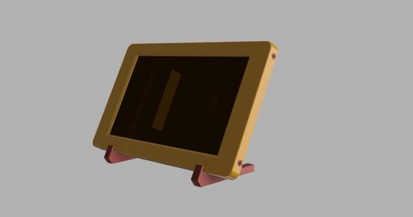 Raspberry Pi 7-Inç Dokunmatik Ekran Muhafaza Plastik Aparat