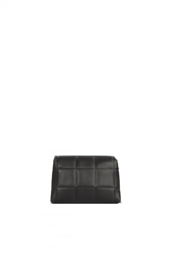 ŞANLI Online Kapitone Zincirli Çanta Siyah - 5