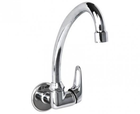 İtimat Zeta Mix 383 Duvardan Tekli Eviye Bataryası ürün görseli 1